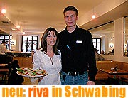 italienisch essen in München Schwabing - Riva Bar Pizzeria in der Feilitzschstraße (Foto: Martin Schmitz)